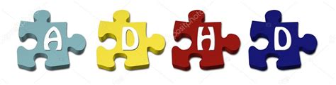 ADHD Puzzle pieces — Stock Photo © karenr #47297431