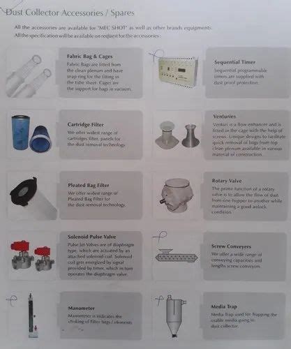 Dust collector accessories and spares, For Food Industry, Automation ...