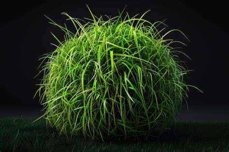 Premium Photo | Grass ball isolated