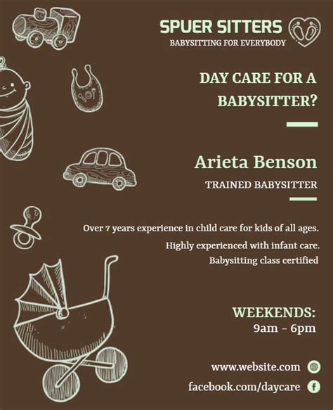 30 Creative Babysitting Flyer Ideas And Examples