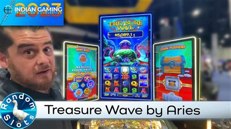 Treasure Wave Slot Machine By Aries At Igtc Youtube