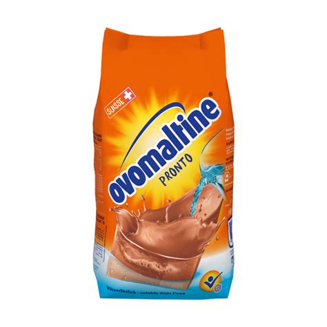 Ovomaltine Pronto Kakaopulver für Wasser Ovomaltine ch