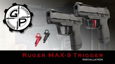 Maxxis Short Stroke Trigger Installation For The Ruger Max 9 Youtube