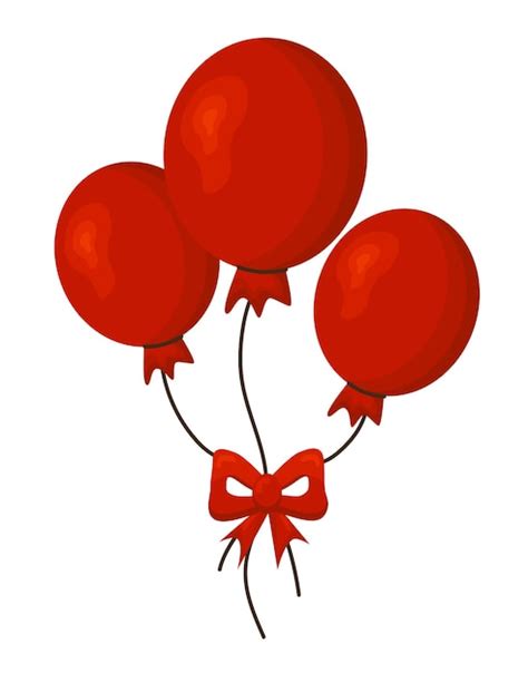 Red Balloons Clip Art