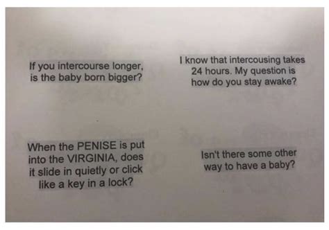 Real Sex Ed Questions That Will Make Your Head Explode EBaum S World