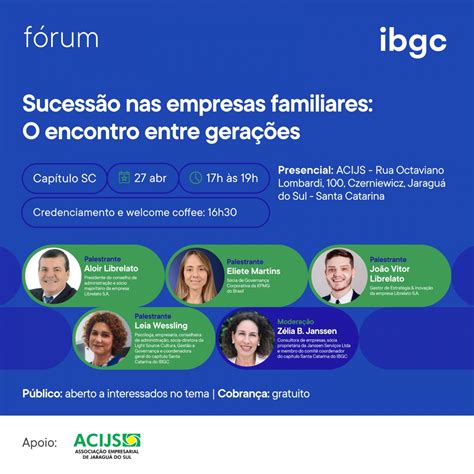 Encontro Empresarial sucessão nas empresas familiares é tema de painel