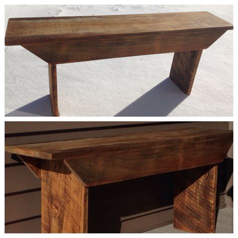 Farm Style Bench Rustic Rough Sawn Pine Rustic Furniture Furniture