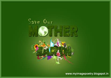 Image Poetry Save Mother Earth Poster