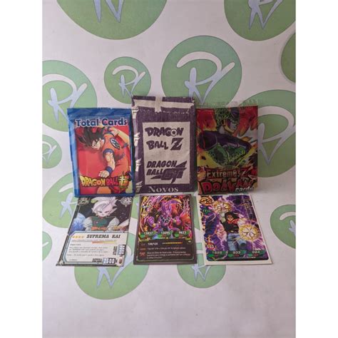 Dragon Ball Card Game Figurinhas Kit Pacotes Cards Cada