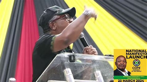 Its Finished With The Congress Of The People Cope Says Anc Sg Fikile Mbalula Youtube