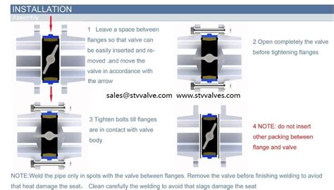 Correct installation of the butterfly valve - China Valve Manufacturer | STV