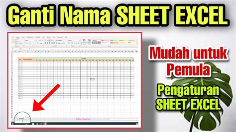 Cara Mengganti Nama Sheet Di Excel Mudah Untuk Pemula Youtube