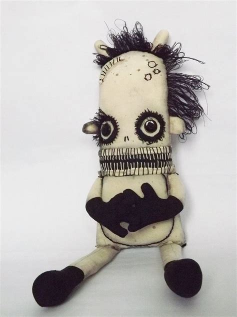 Voodoo Doll Creepy Art Doll Goth Doll Horror Gothic Monster Etsy Uk