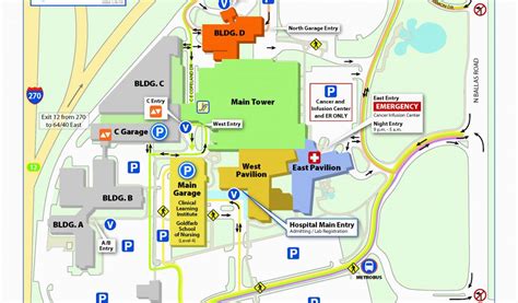 Ohio Dominican University Campus Map Odu Parking Map Double Map ...