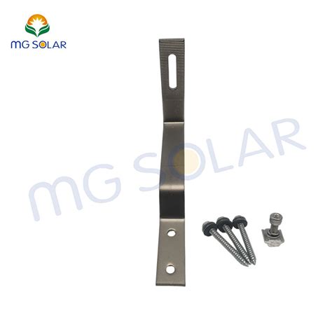 Best Selling Solar Panel Rooftop Mounting Metal Stainless Steel Tile