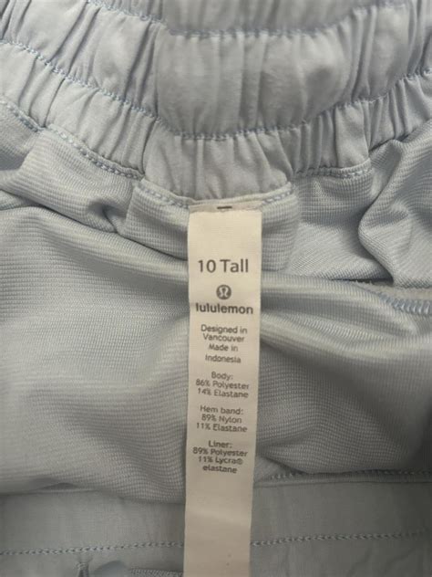 Light Blue Lululemon Hotty Hot Shorts Size 10 4 Depop