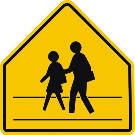 School Crossing Zone Sign S2 1 EBay School Zone Sign Pedestrian