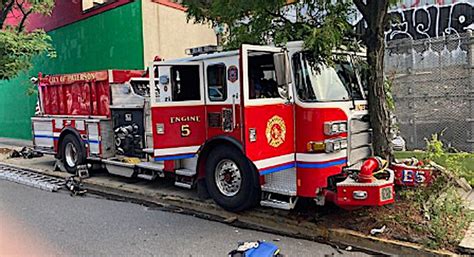 Firefighter Remains Hospitalized After Paterson Fire Truck Crash That