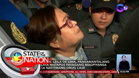 Dating Sen Leila De Lima Pansamantalang Nakalaya Matapos Payagang