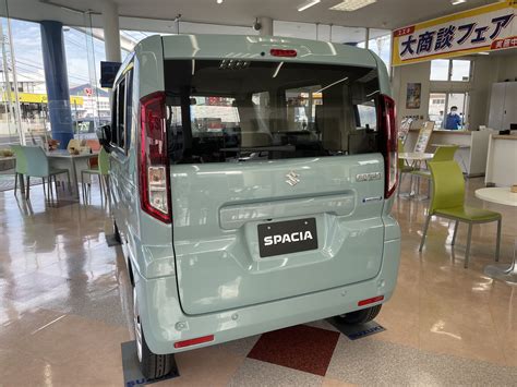 新型スペーシアはいりました！！｜新車情報｜お店ブログ｜株式会社スズキ自販長野 スズキアリーナ信州長野中央 Us Station長野中央