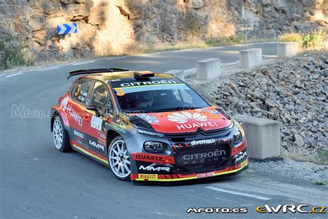 Cachón Alejandro Jandrín Citroën C3 Rally2 Rallye La Nucía