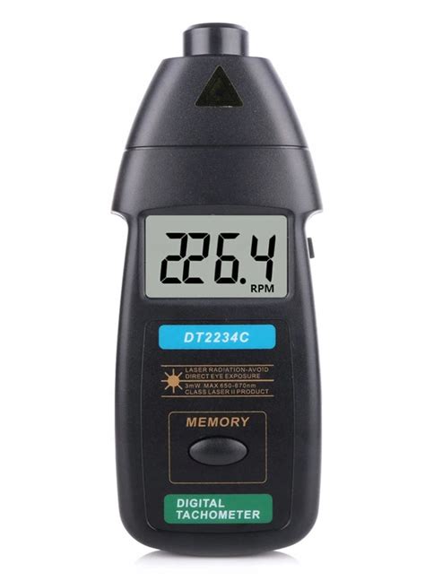 TACHOMETR LASEROWY MIERNIK OBROTÓW 99999 RPM LCD 10724385317