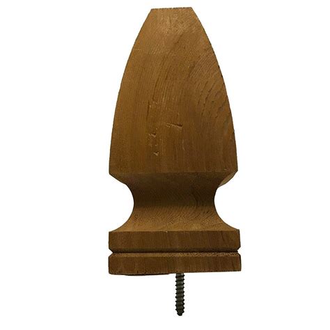 Cedar Wood Gothic Top Finial For Fence And Deck Posts Xtreme Edeals