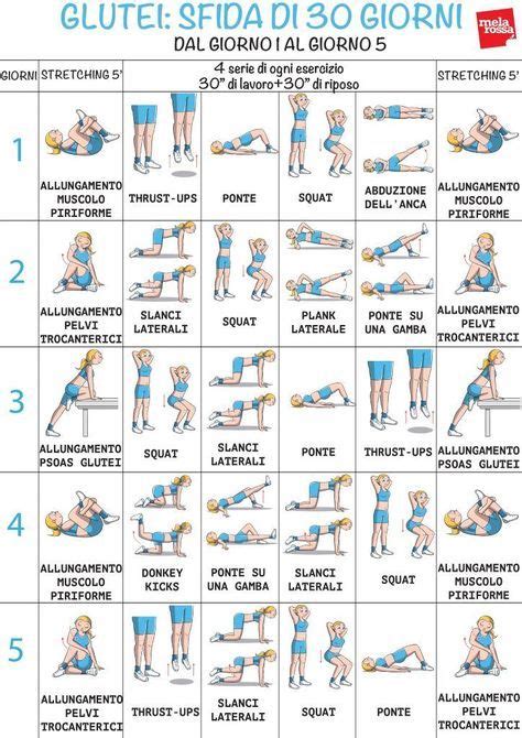 Esercizi Glutei Il Programma Per Tonificarli In Giorni Melarossa