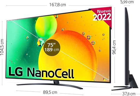 LG NanoCell TV 86nano766qa 86 Ultra HD 4K Smart TV WiFi