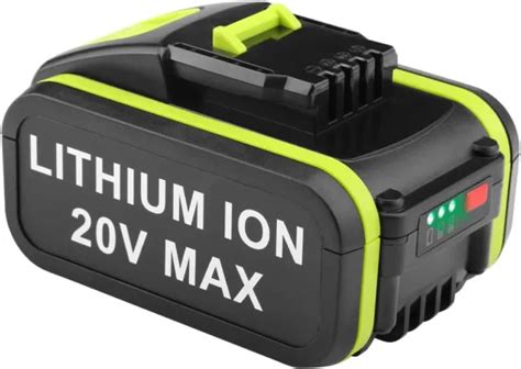 BATTERIE DE REMPLACEMENT Pour Worx 20V 5 0Ah Lithium Ion Accumulateur