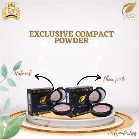 Jual Bedak Padat Exclusive Compact Powder Sr12 Shopee Indonesia