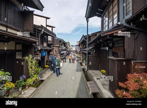 Old Town Of Takayama U Japan Stock Photo Royalty Free Image