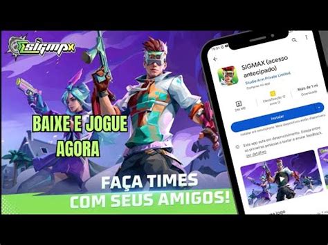 Como Baixar E Jogar Sigma Battle Royale Novo Sigmax Youtube