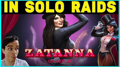 Zatanna Official Solo Raid Gameplay Review Injustice Mobile Youtube