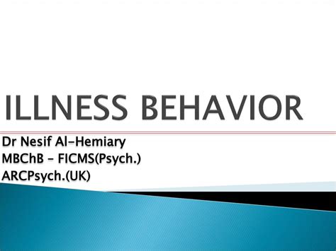 Dr Nesif Al Hemiary Mbchb Ficms Psych Arcpsych Uk Ppt Download