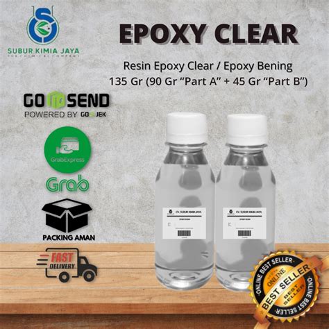 Jual Epoxy Resin Bening Clear Gr Epoxy Resin Gr Hardener