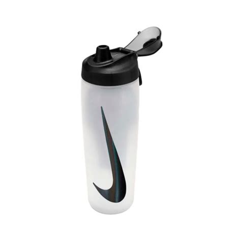 Botella Nike Refuel Locking Lid 710 Ml Natural Black Iridescent