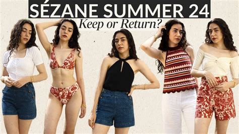 Sezane Try On Haul And Unboxing Review Keep Or Return Summer