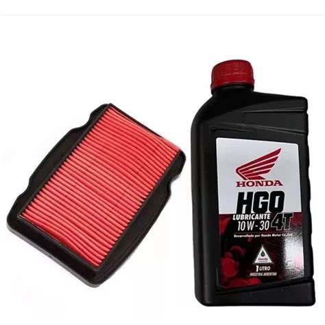 Kit Service Honda Cb 190 Filtro Aire Aceite Original Mineral