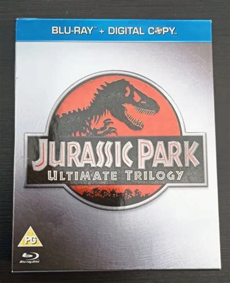 Jurassic Park Ultimate Trilogy Blu Ray Digital Copy Discs Box Set