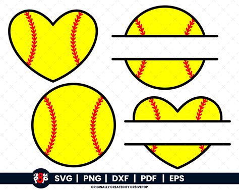 Softball Svg Softball Mom Svg Baseball Mom Svg Softball Softball