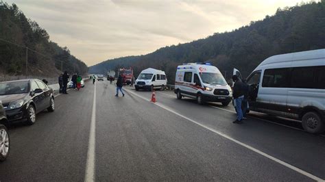 Bolu Mudurnu Yolu Zerinde Meydana Gelen Kazada Yolcu Minib S Adeta