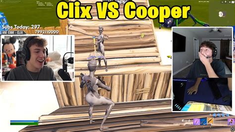 Clix VS Cooper 1v1 TOXIC Buildfights YouTube