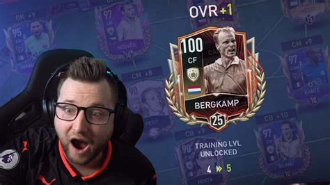 We Claimed Event Icon Dennis Bergkamp And Levelled Him To 100 OVR FIFA