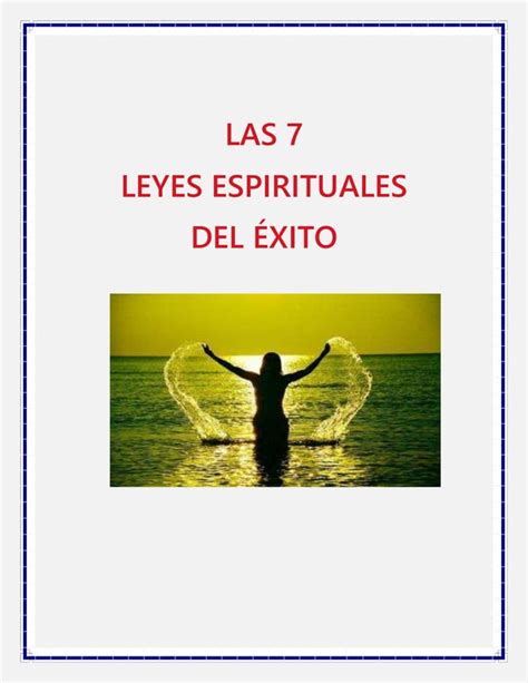 Las 7 Leyes Espirituales Del Exito PDF