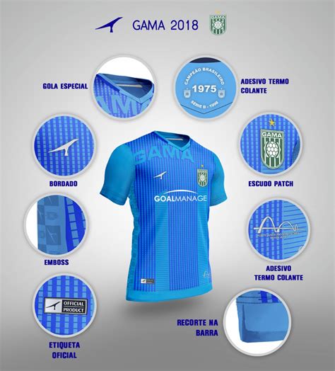 Novas camisas do Gama 2019 Marca Própria Mantos do Futebol