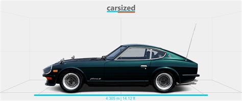 Datsun Z Dimensions Side View