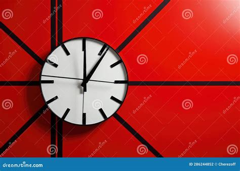 Wall Clock With Dial Stock Illustration Illustration Of Round 286244852