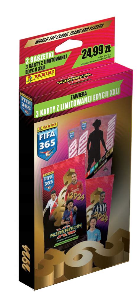 FIFA 365 2024 Adrenalyn XL KARTY PIŁKARSKIE BLISTER LIMITED XXL