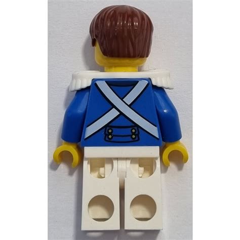 Lego Bluecoat Soldier With Stubble Beard Minifigure Brick Owl Lego